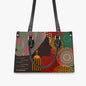 Women Empower Handbag with African-Inspired Design - I Am Strong, Enough, Capable, and Successful