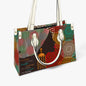 Women Empower Handbag with African-Inspired Design - I Am Strong, Enough, Capable, and Successful