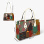 Women Empower Handbag with African-Inspired Design - I Am Strong, Enough, Capable, and Successful
